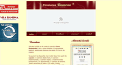 Desktop Screenshot of hotel.ramona.ro